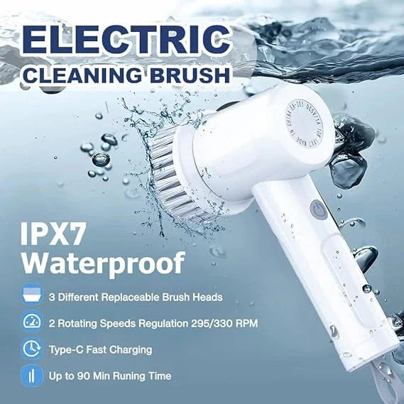 ScrubClean | 5 in 1 Electric Hand Brush | For Deep Cleaning