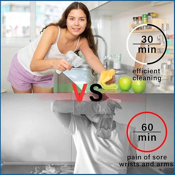 ScrubClean | 5 in 1 Electric Hand Brush | For Deep Cleaning
